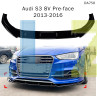 Μαύρο μπροστινό lip spoiler προφυλακτήρα για Audi S3 8V 2013-2016 - DA750 - Изображение 5 - Sellzone.bg Μαύρο μπροστινό lip spoiler προφυλακτήρα για Audi S3 8V 2013-2016 - DA750 - Изображение 5